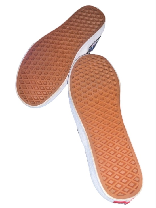 Vans Floral Slip On Sneakers Blue Daisy Canvas Women’s 8 - Picture 9 of 10